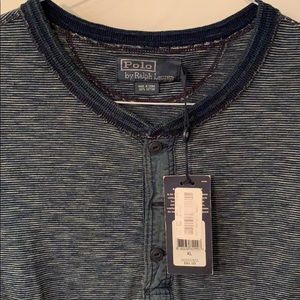 Polo Ralph Lauren Indigo Causal 3 Button Shirt.